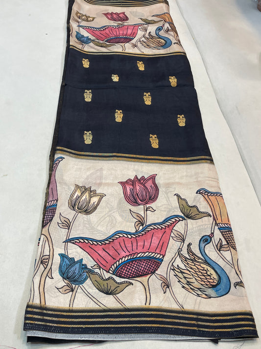 Pure do;a silk kalamkari print