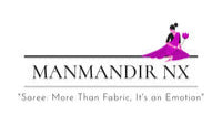 Manmandir NX logo with a bride and groom silhouette on a white background