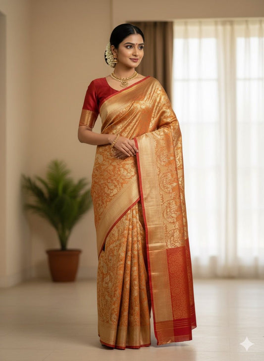 Tissue silk saree