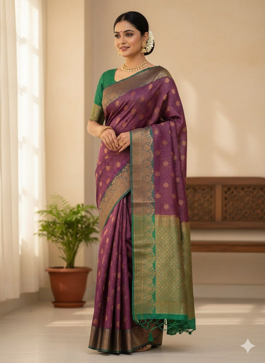 Banarasi tissue silk saree